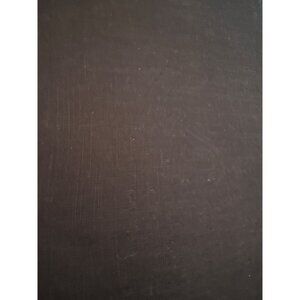 Black Linen Cotton Fabric 1/2 yard x 44"